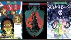 Free Comic Book Day 2020 comics Stranger Things, Dark One, and The Weirn Books