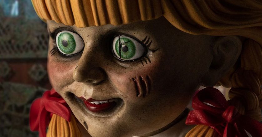 Closeup of the MDS Annabelle figure's face