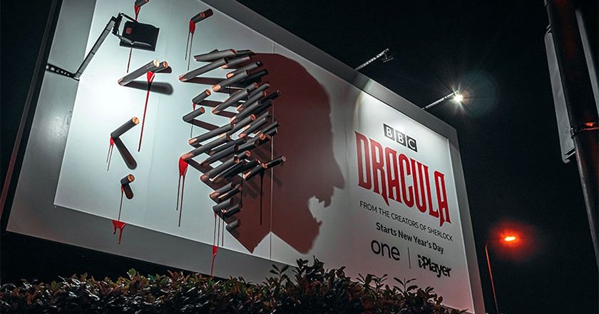 Billboard for BBC's Dracula
