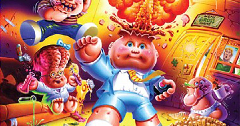 Garbage Pail Kids from the cover of R.L. Stine's Welcome to Smellville