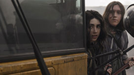 Characters Hope and Silas from The Walking Dead: World Beyond