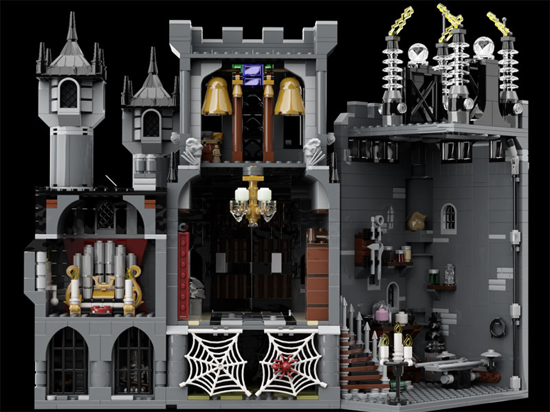 lego dracula castle