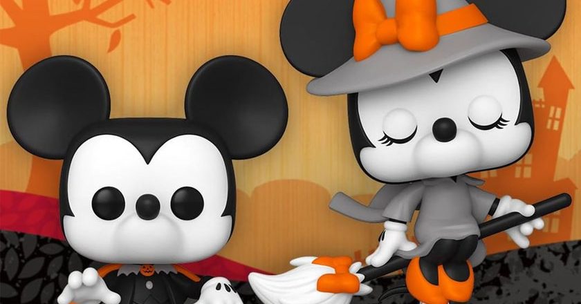 Mickey and Minnie Halloween Pop! figures