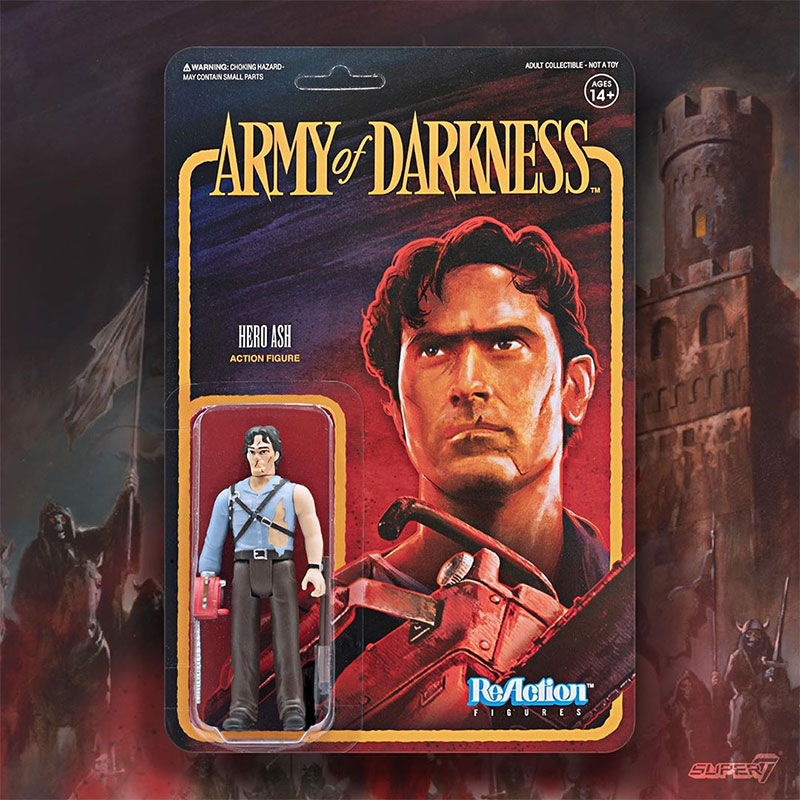 Hero Ash Army of Darkness Super 7 ReAction figurine