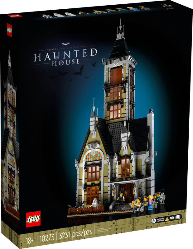 lego haunted house ride
