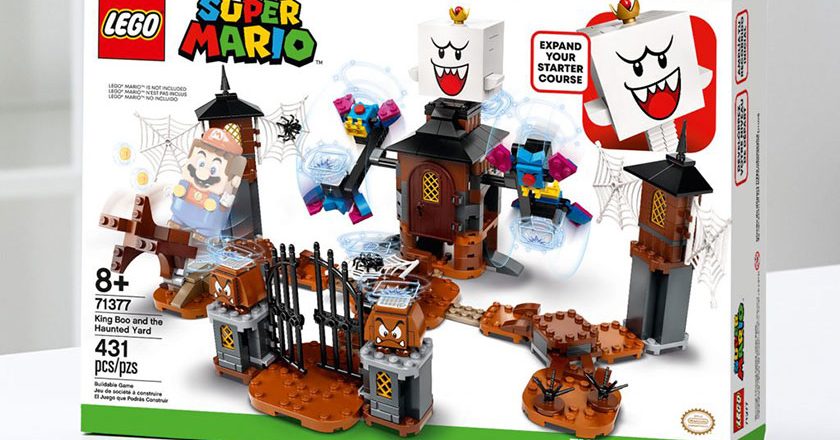 LEGO Super Mario 71377 King Boo and the Haunted Yard Expansion Set packaging