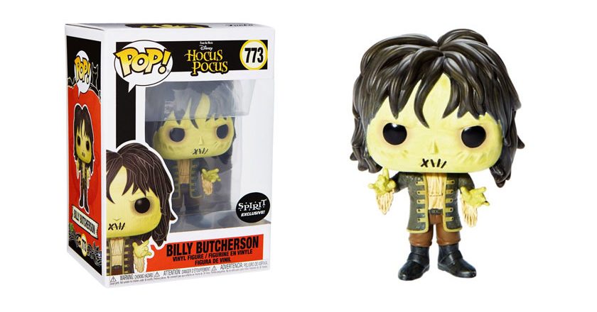 Billy Butchertson Pop! in packaging and Pop! out of packaging