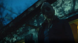 Killer in a horror themed impaired driving PSA