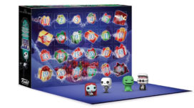 The Nightmare Before Christmas Pocket Pop! Advent Calendar with Sally, Jack, Oogie Boogie, and Dr. Finkelstein Pokcket Pop! figures in front