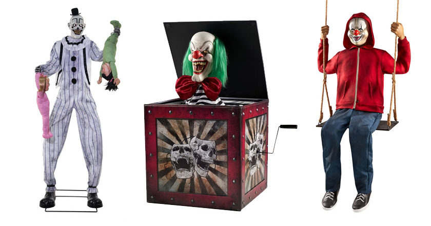 Clowning Around, Fright in the Box, and Johnny Punk animatronics