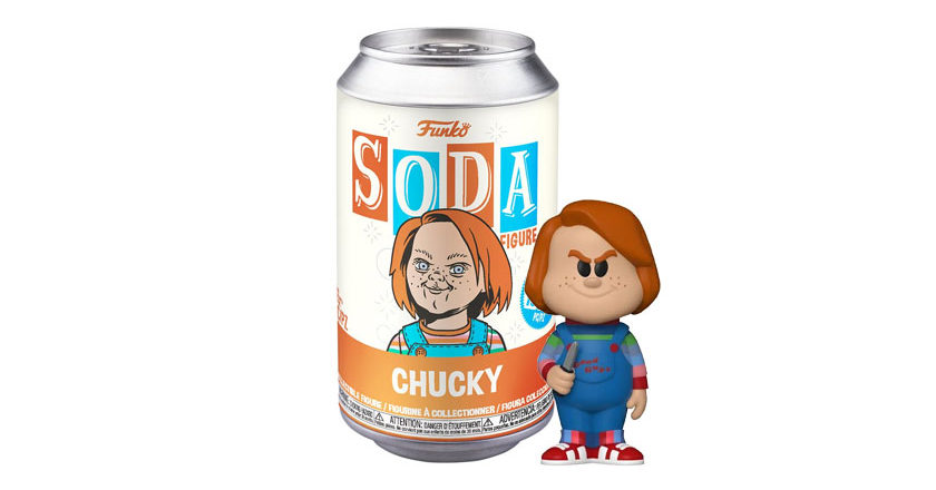 Chucky Funko Soda can and figure