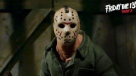 Closeup of the Friday the 13th Part 3 One:12 Collective Jason Voorhees