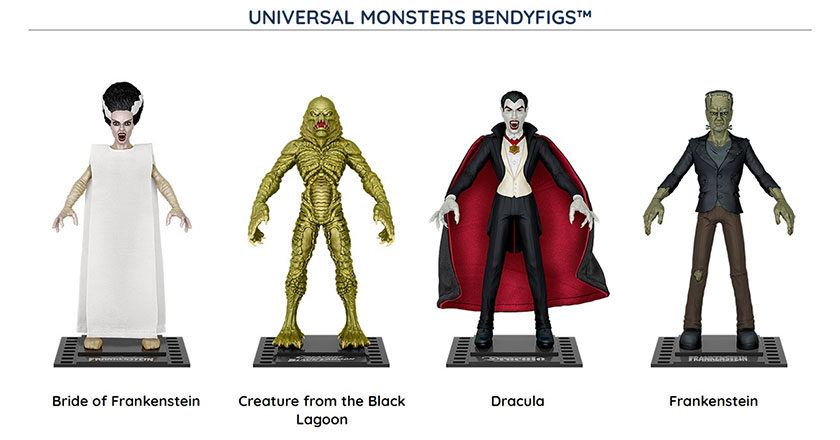 Universal Monsters Bendyfigs
