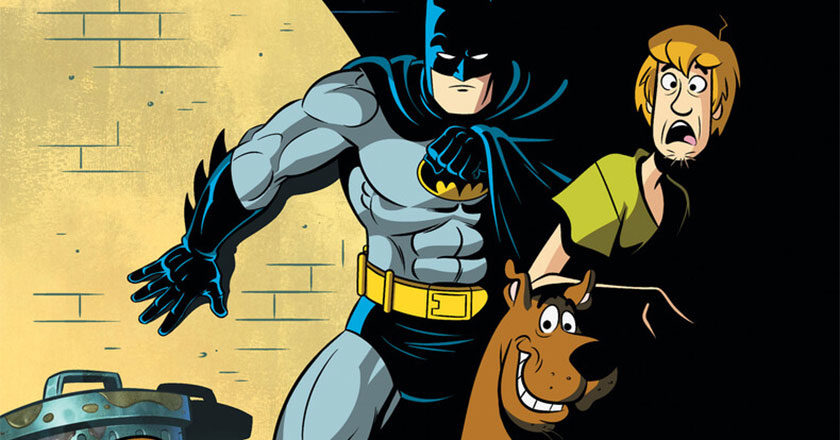 Batman, Scooby, and Shaggy
