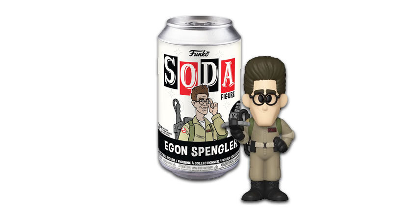 Egon Spengler Funko Soda figure with can packaging