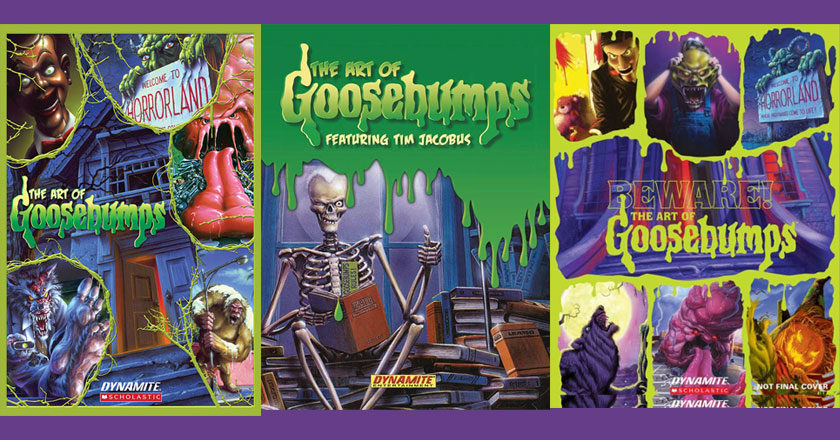 The Art of Goosebumps covers