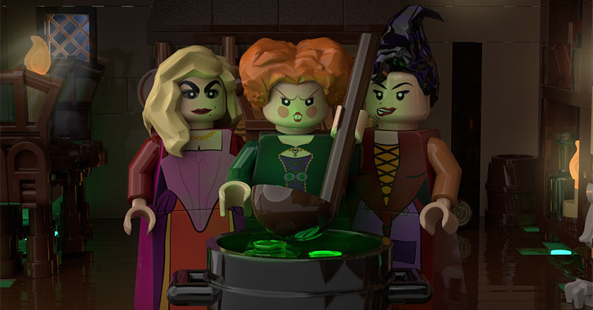 The Sanderson Sisters LEGO Minifigures