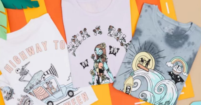 The Nightmare Before Christmas Highway to Halloween, Such a Doll, and Beach Scene shirts