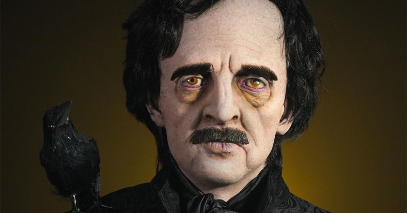 Closeup of the Distortions Unlimited Edgar Allan Poe
