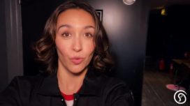 Radina Drandova in a teaser video for GHOSTS.