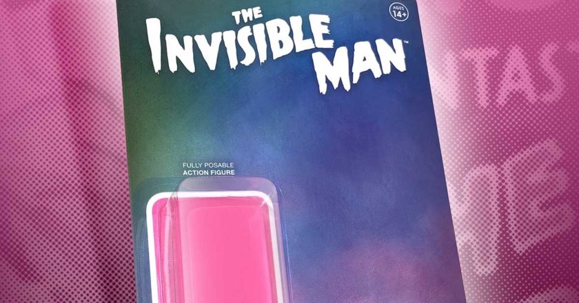 The Invisible Man April Fools ReAction figure packaging