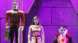 Herman, Lily, and Grandpa Munster ReAction figures