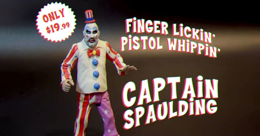 HOUSE OF 1000 CORPSES - FINGER LICKIN' PISTOL WHIPPIN' CAPTAIN SPAULDING ACTION FIGURE