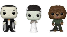 Walgreens exclusive Dracula, Bride of Frankenstein, and The Wolf Man Pop! figures