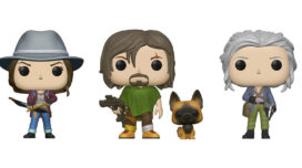 Maggie, Daryl, and Carol Funko Pop! figures
