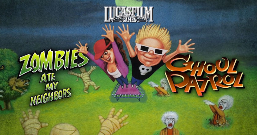 Zombies Ate My Neighbors and Ghoul Patrol key art