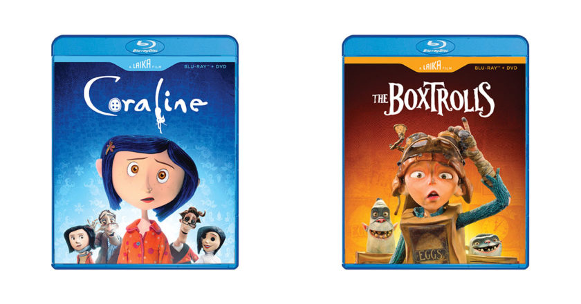 Coraline and The Box Trolls Blu-Ray/DVD Combo Packs