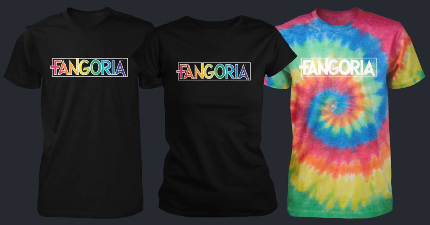 Fangoria Pride Month t-shirts
