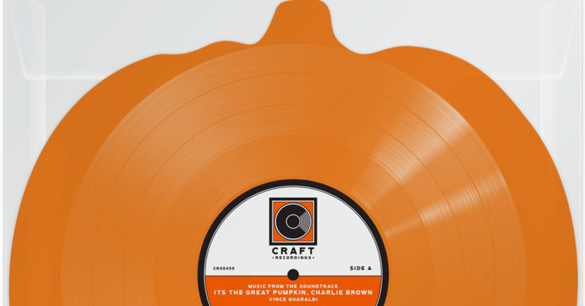 It's The Great Pumpkin, Charlie Brown pumpkin shaped vinyl