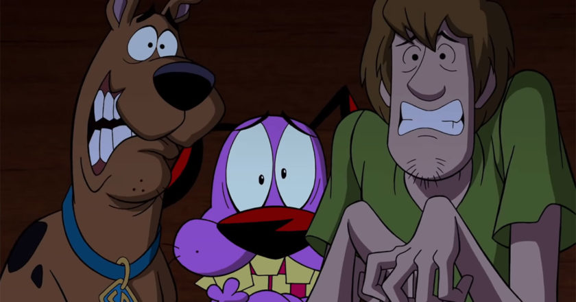 Scooby-Doo, Courage the Cowardly Dog, and Shaggy