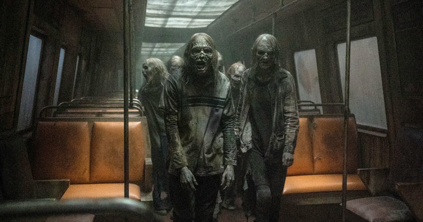 Zombies in season 11 of The Walking Dead