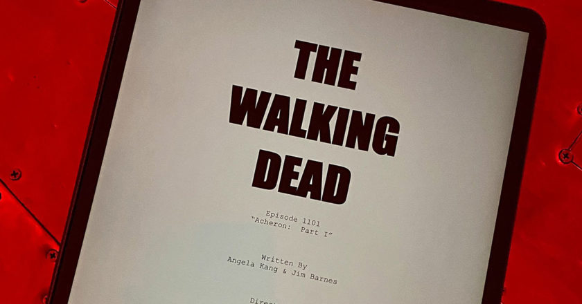 The Walking Dead season 11, episode one script cover page