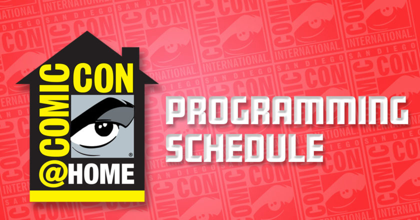 Comic-Con@Home Programming Schedule