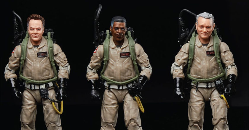 Ray, Winston, and Peter Ghostbusters Plasma Series action figures
