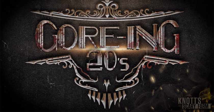 Gore-Ing 20's scare zone logo