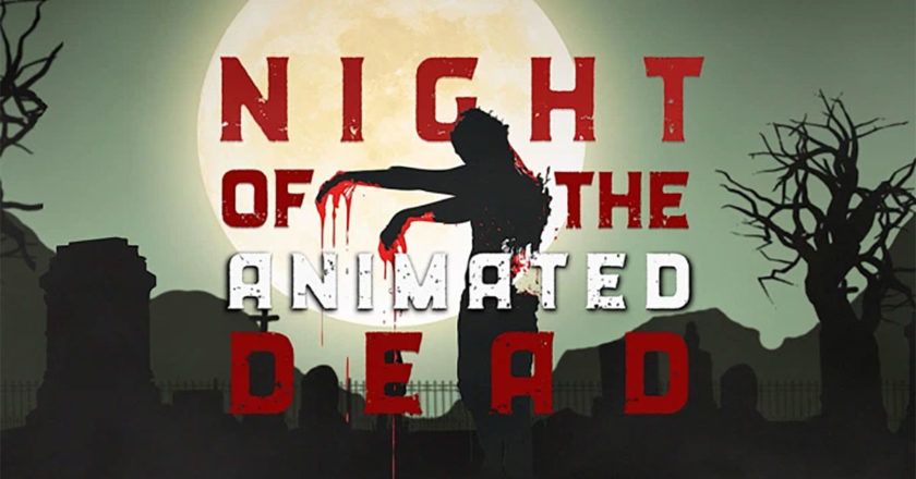 Night of the Animated Dead title treatment