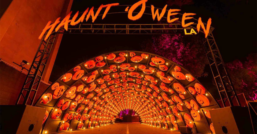Haunt 'O Ween LA jack-o-lantern tunnel