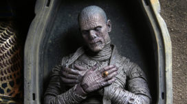 NECA Ultimate Mummy in a sarcophagus