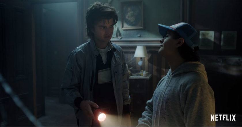 Joe Keery and Gaten Matarazzo in Season 4 of "Stranger Things"