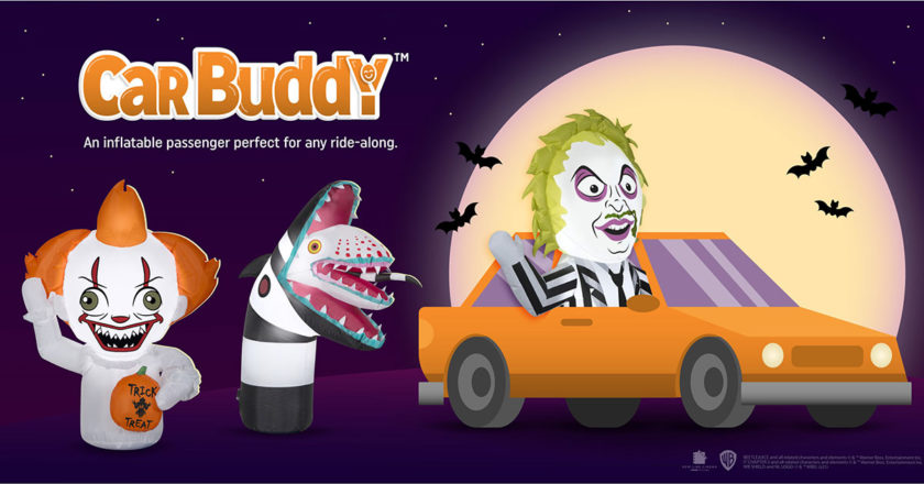 Pennywise, Sandworm, and Beetlejuice Car Buddy Inflatables