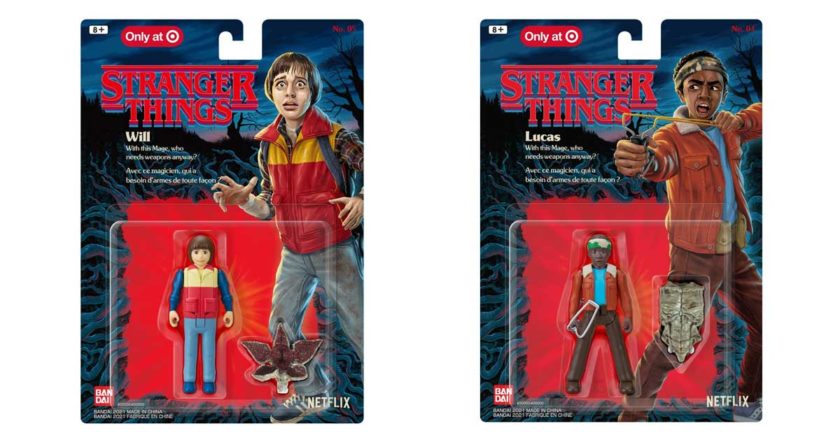 Target Exclusive Will and Lucas Bandai "Stranger Things" figures in packaging