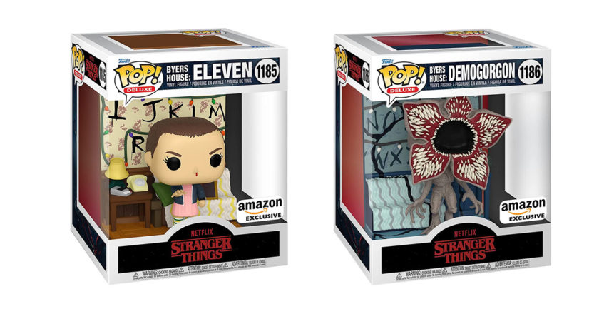 Eleven and Demogorgon Build A Scene Funko Pop! Deluxe figures