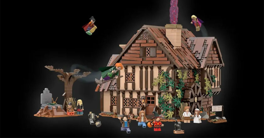 "Hocus Pocus" Sanderson Sisters Cottage LEGO Ideas submission