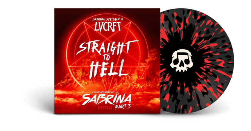 LVCRFT "Straight To Hell" blood-splattered vinyl with sleeve