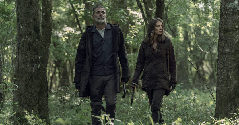 Lauren Cohan as Maggie Rhee, Jeffrey Dean Morgan as Negan