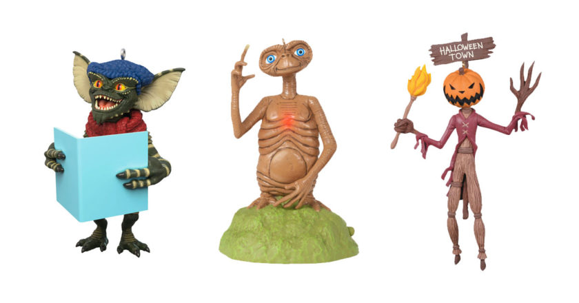 Gremlins, E.T., and Nightmare Before Christmas Keepsake Ornaments